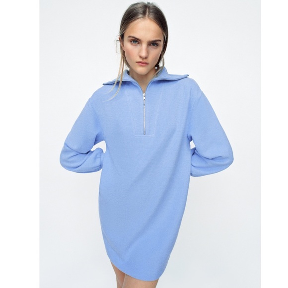 Zara soft dress with zipper - Picture 2 of 6